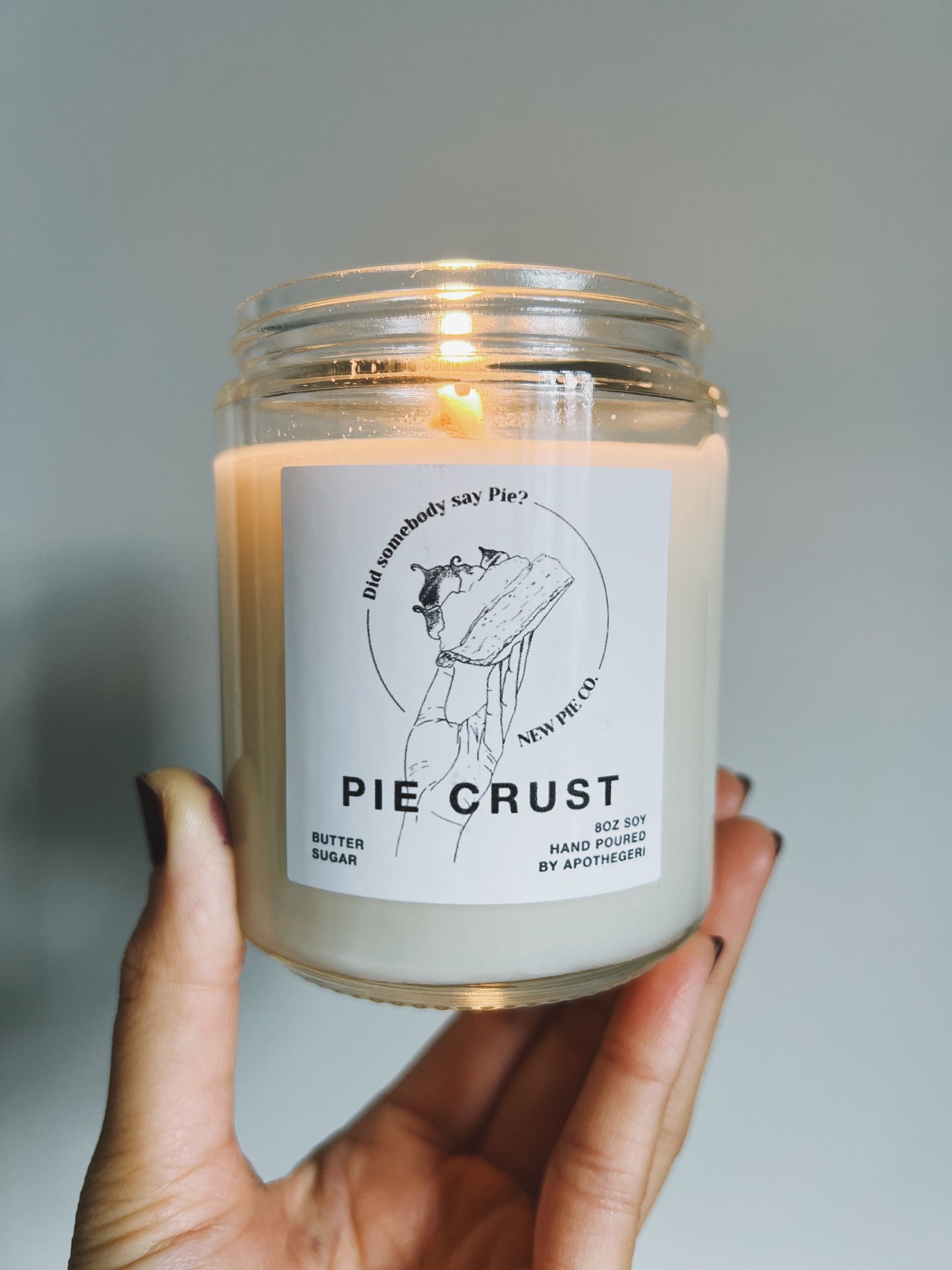 Pie Crust Candle